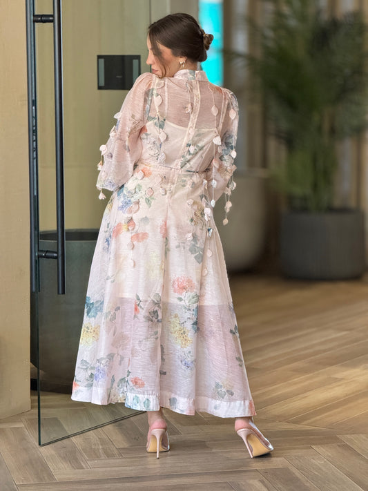Gardenia Pink Petals Dress
