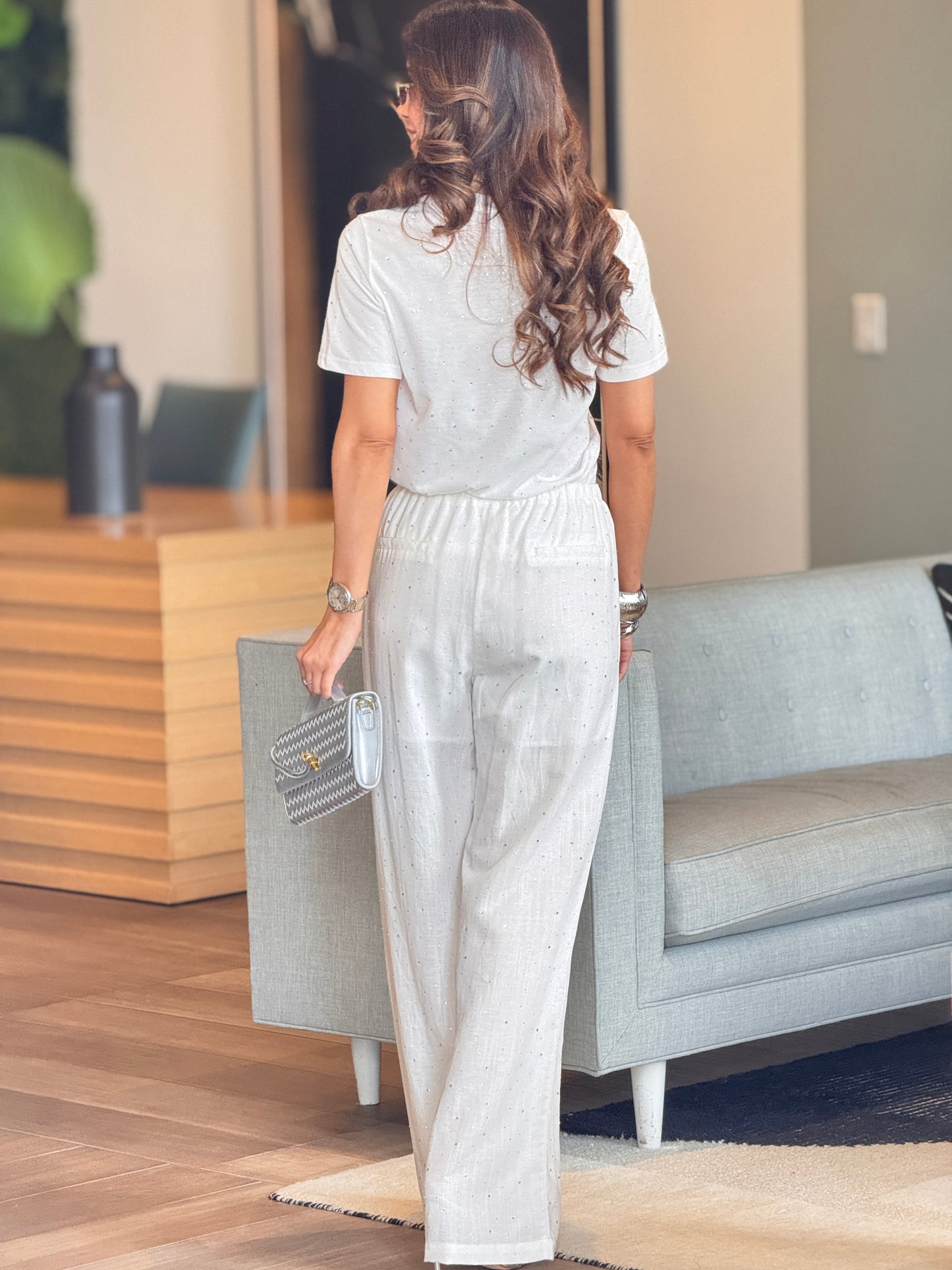 Filipa White Rhinestone Set