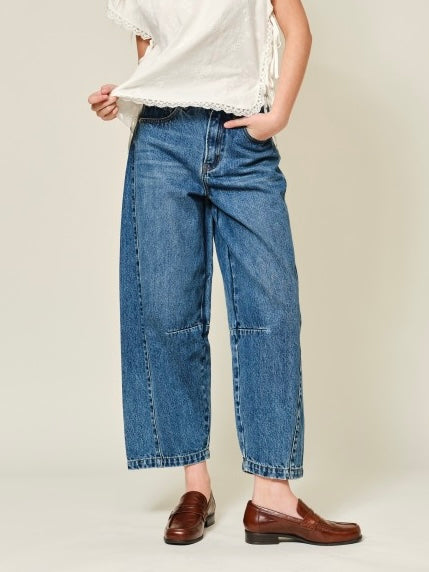 Amber Dark Denim Barrel