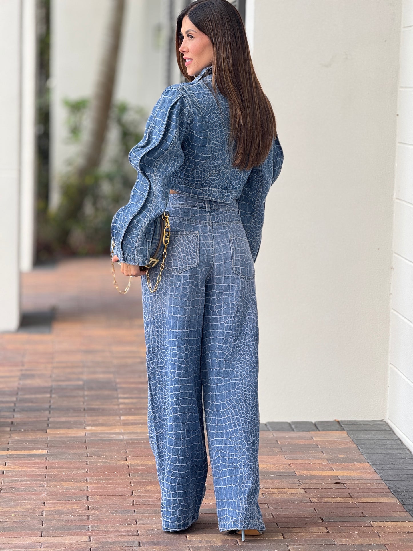Wally Denim Croc Texture Set
