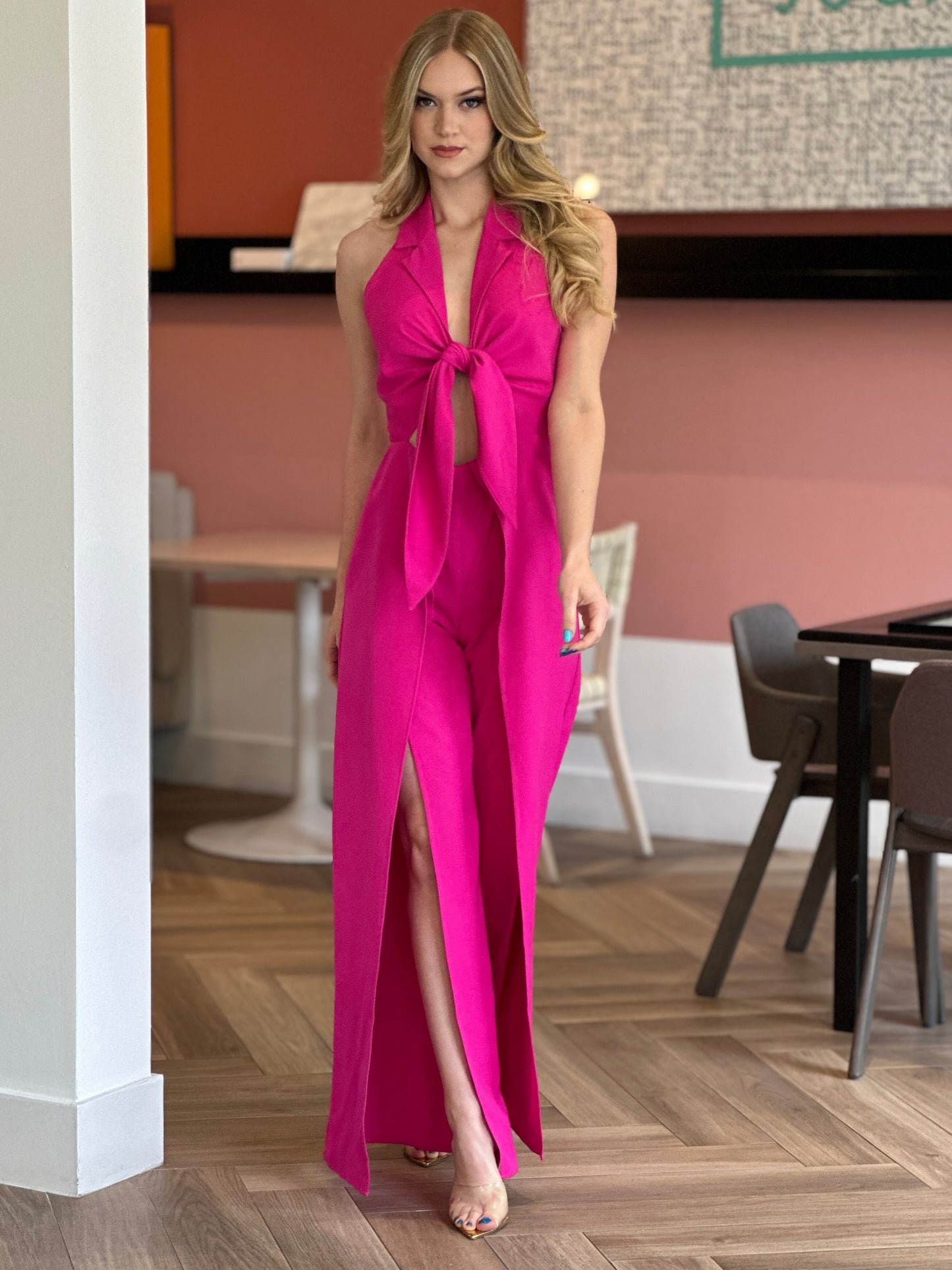 Maxine Magenta Jumpsuit