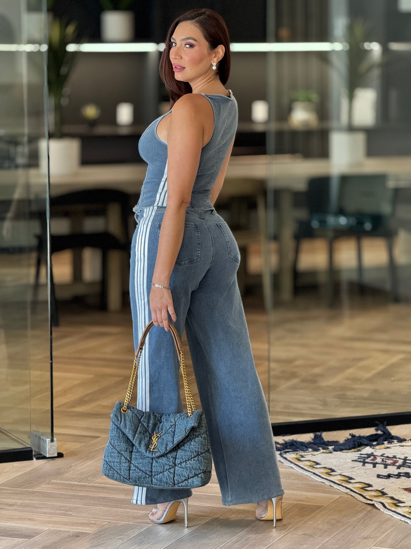 Éster Denim Lines Set