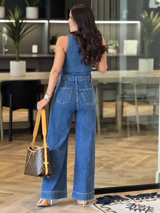 Lizzie Denim Jumpsuit