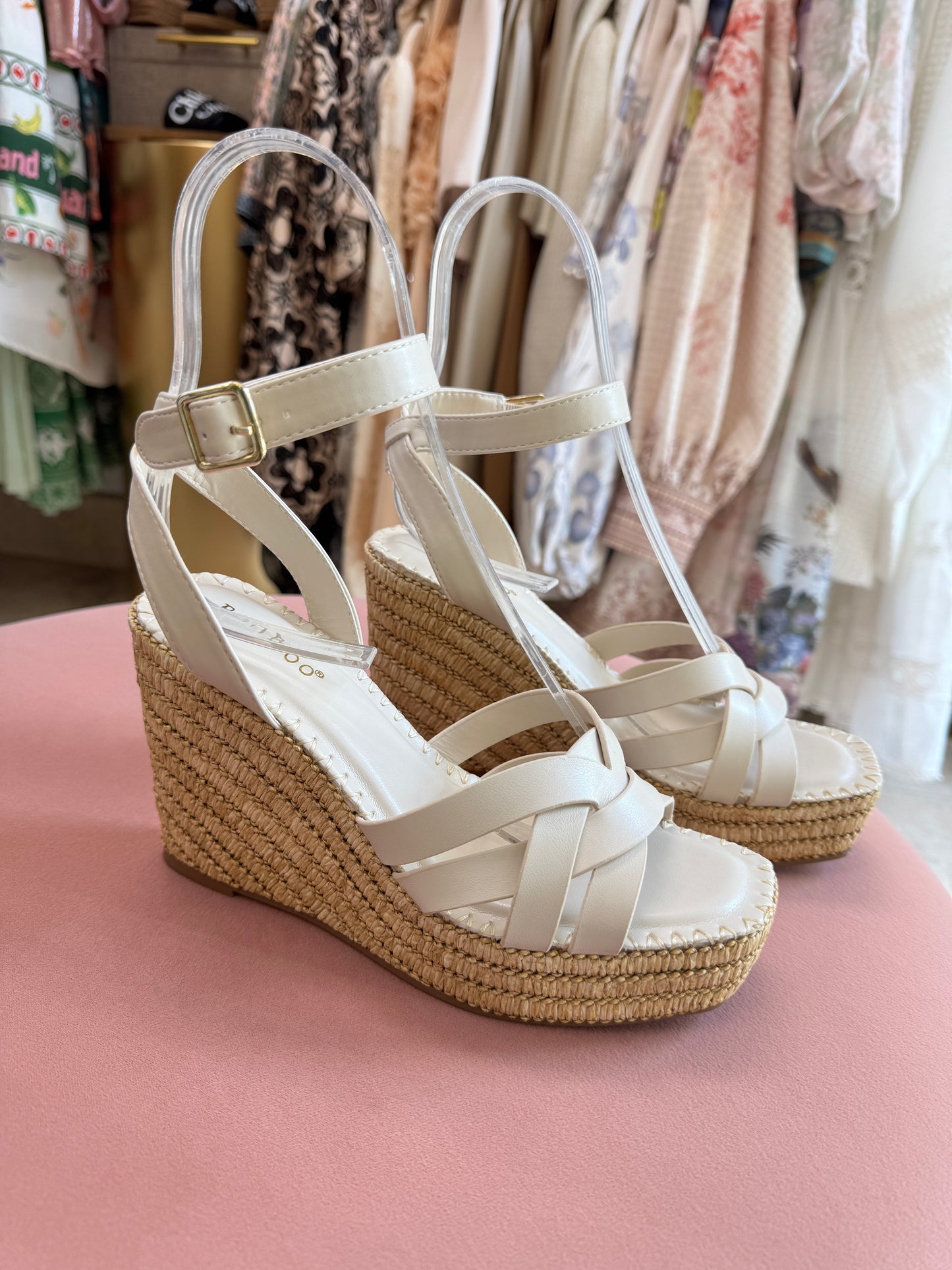 Attire Beige Sandals