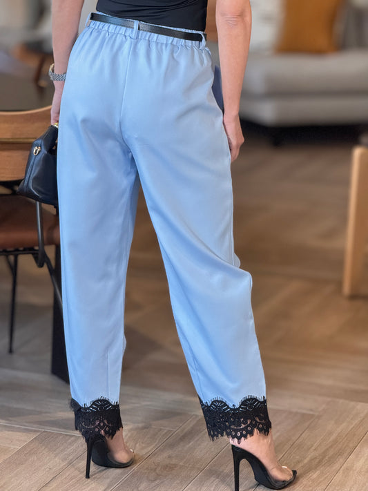 Aitana Blue/Black Lace Pants