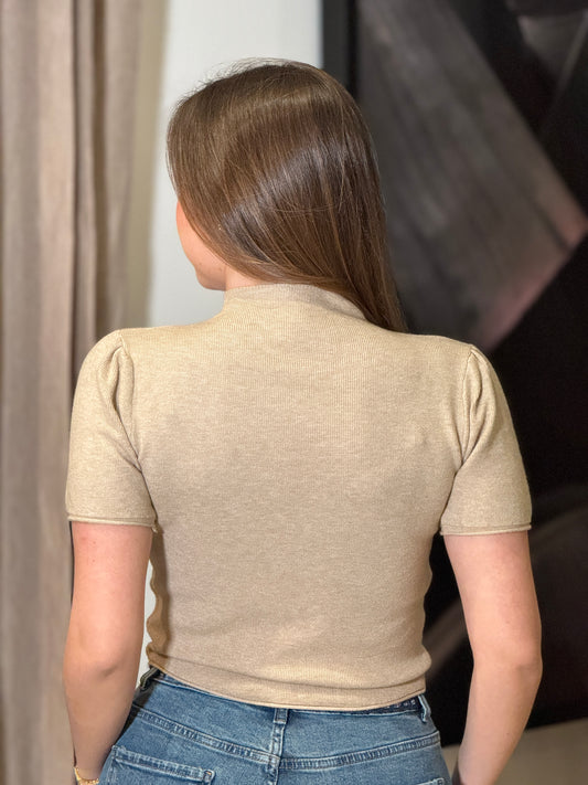 Yvie Beige Top