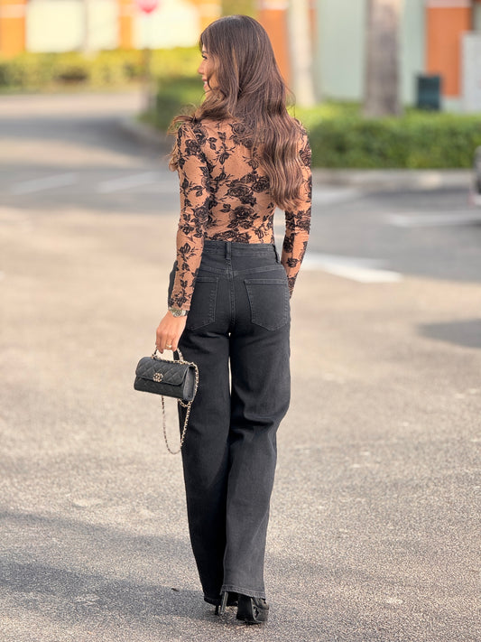 Lizzie Black Denim Jeans