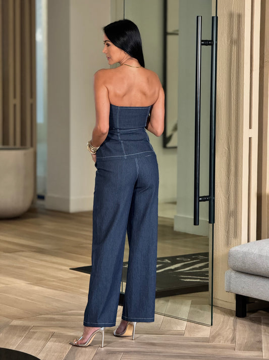 Norkys Edit Lines Denim Set