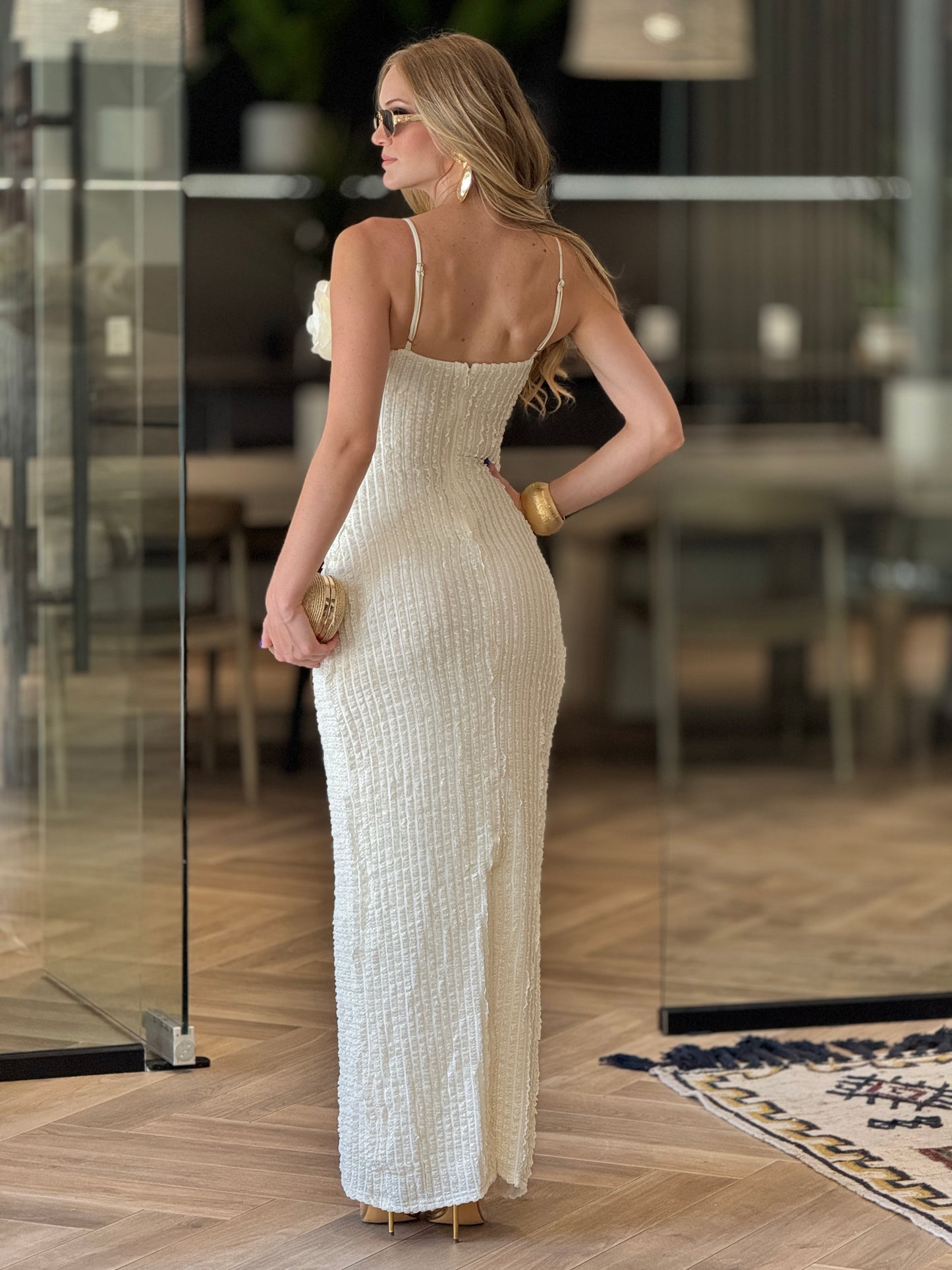 Rosetta Yvory Knitted Dress