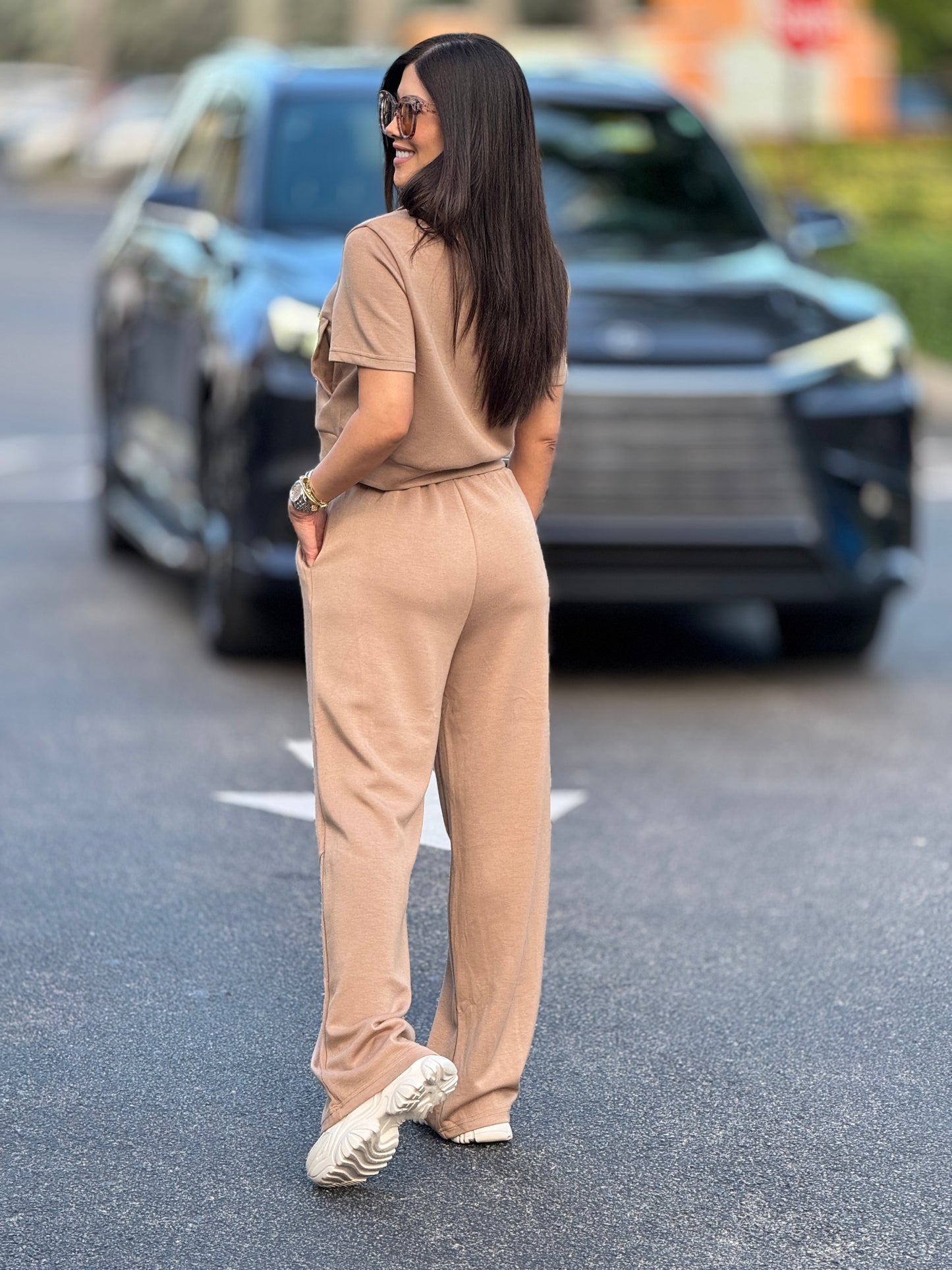 Marfa Beige/Brown Sport Set