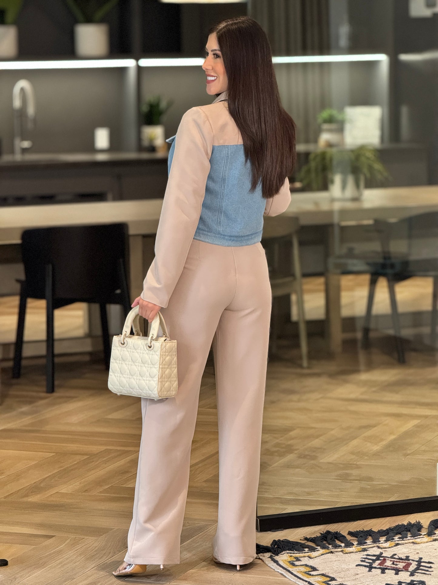 Riviera Beige/Denim Set