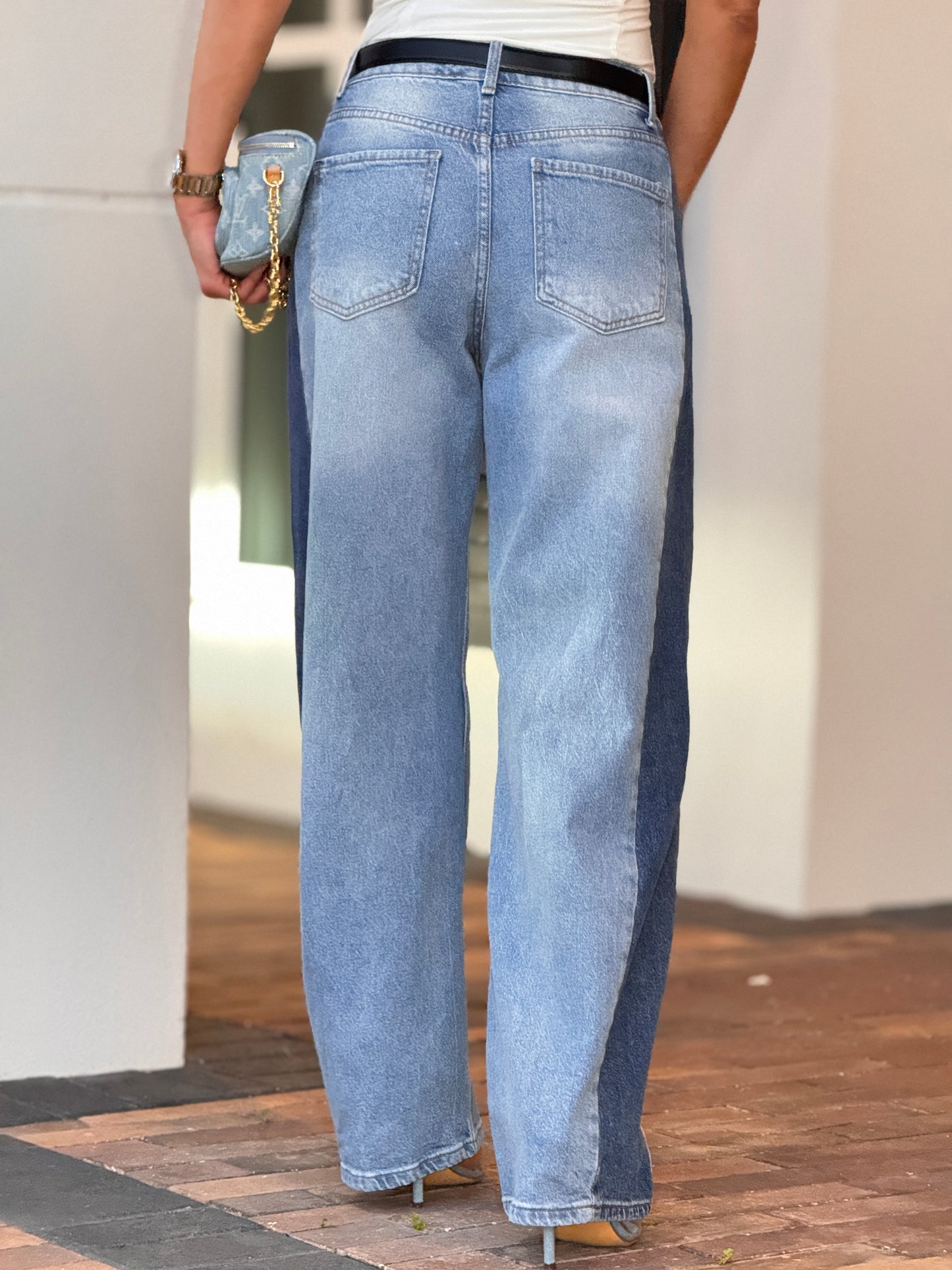 Lizzie Double Denim Jeans
