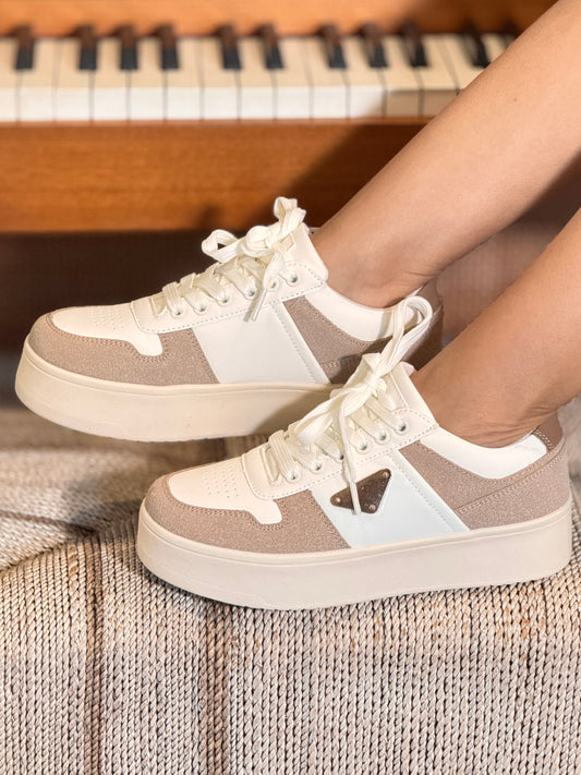 Marfa Beige/White Sneakers