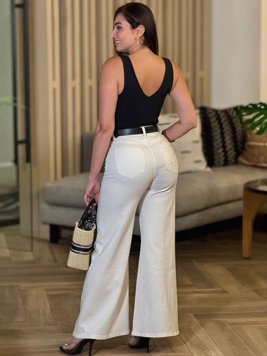 Dory White Denim Jeans