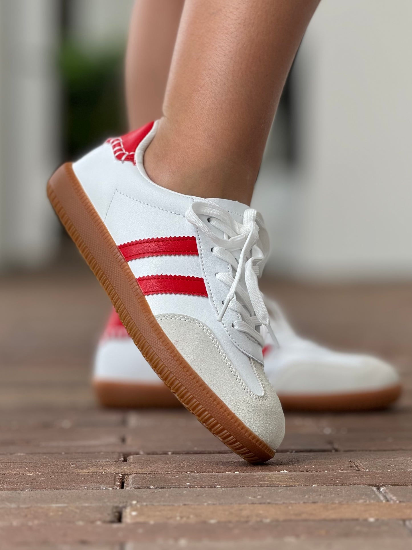 Sambita Red Sneakers Shoes