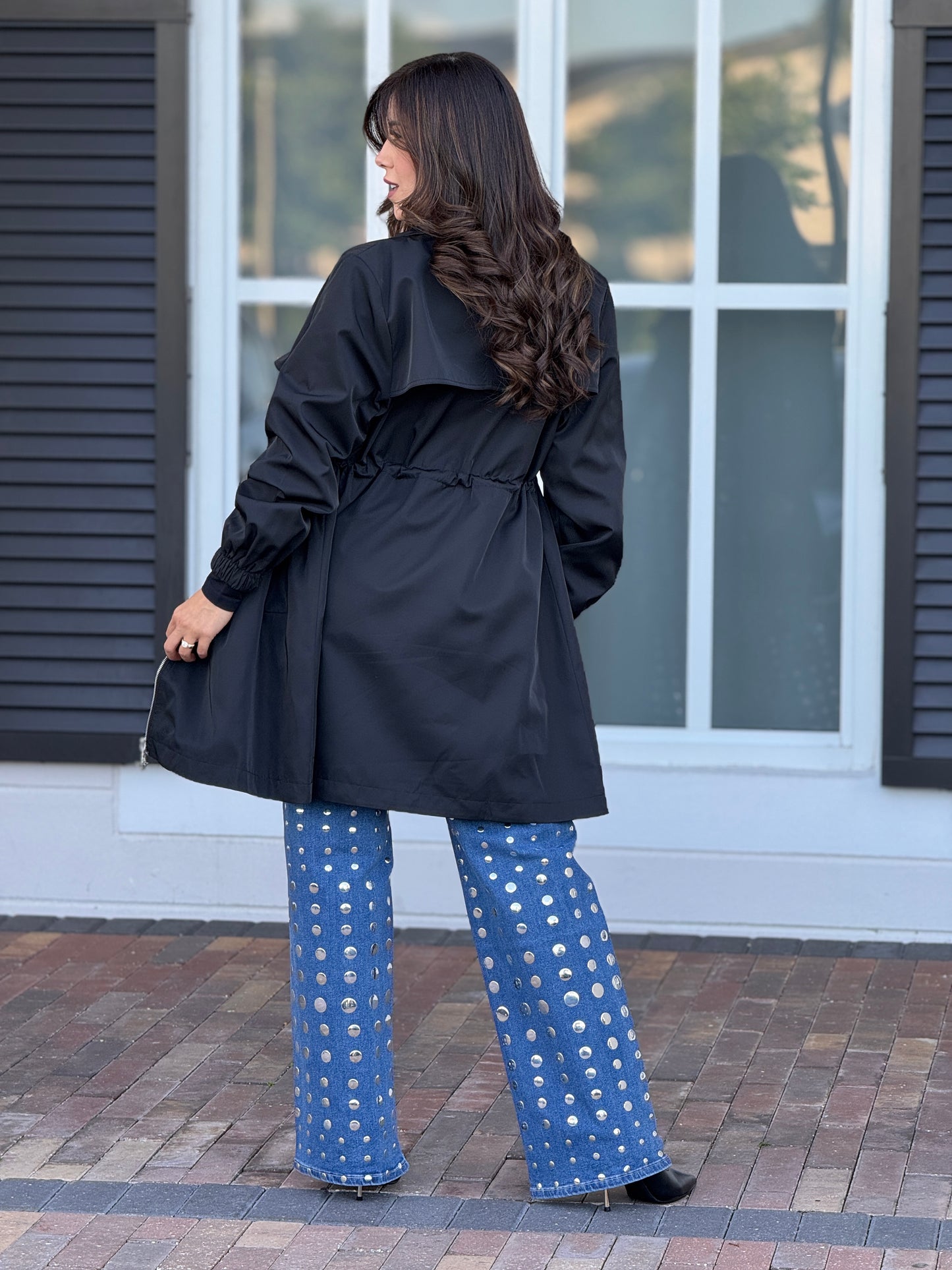 Lizzie Silver Circle Jeans