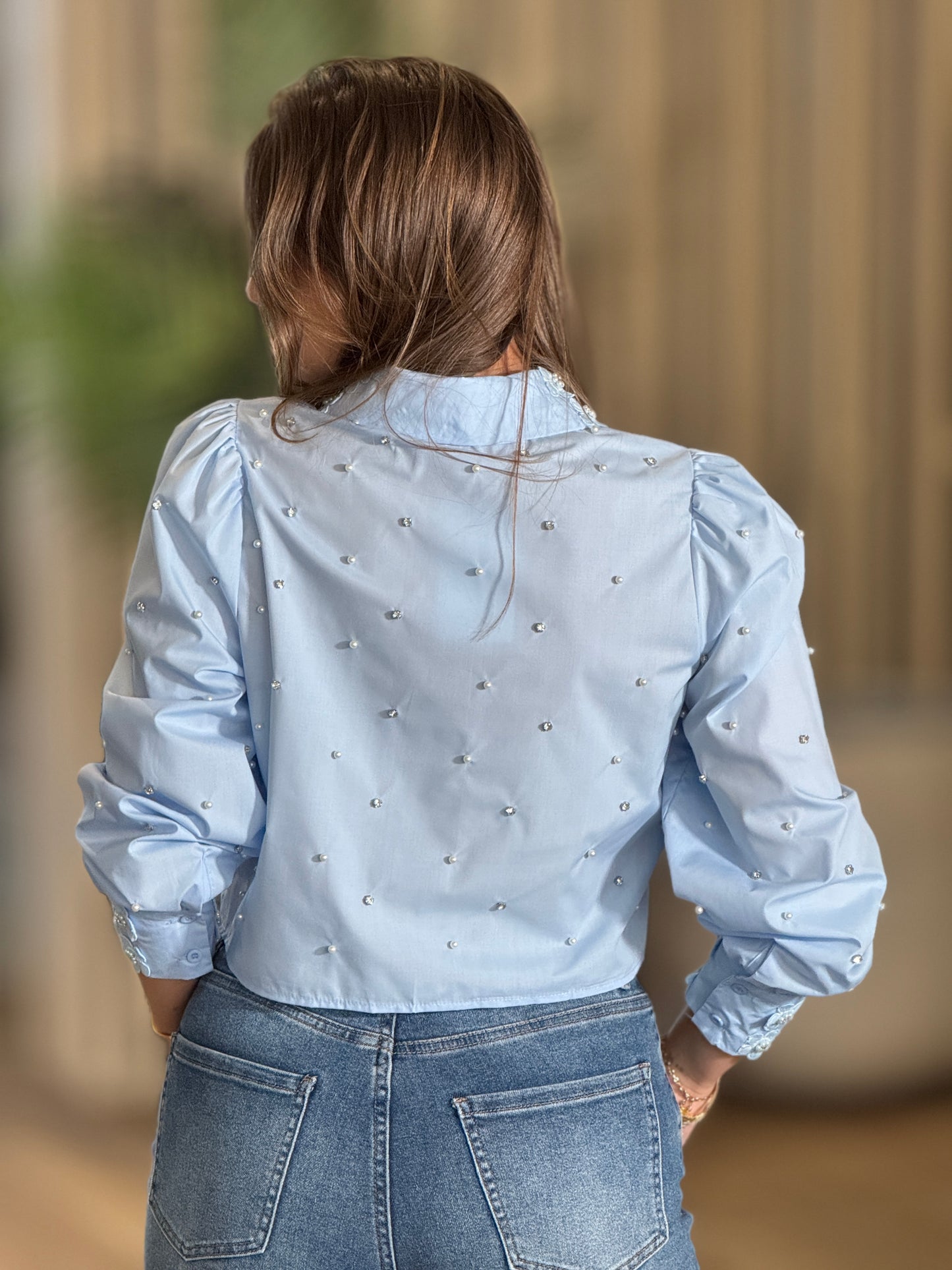 Dreamy Floral Blue Top