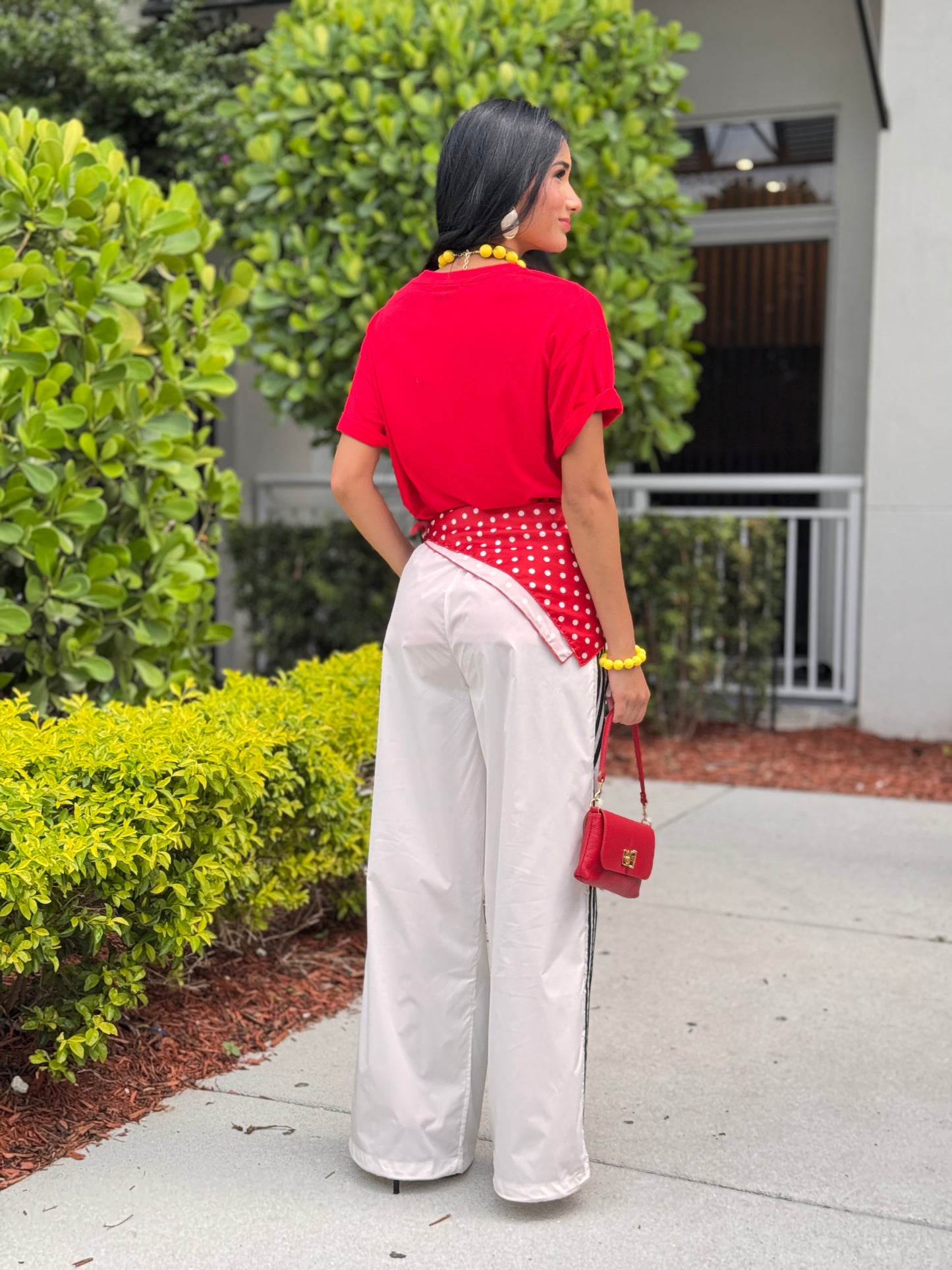 Luvely White Lines Sport Pants