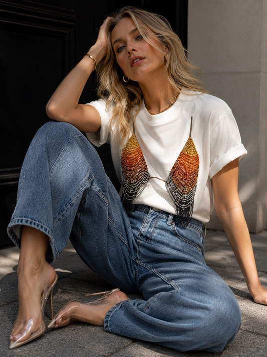 The Bra White T-Shirt