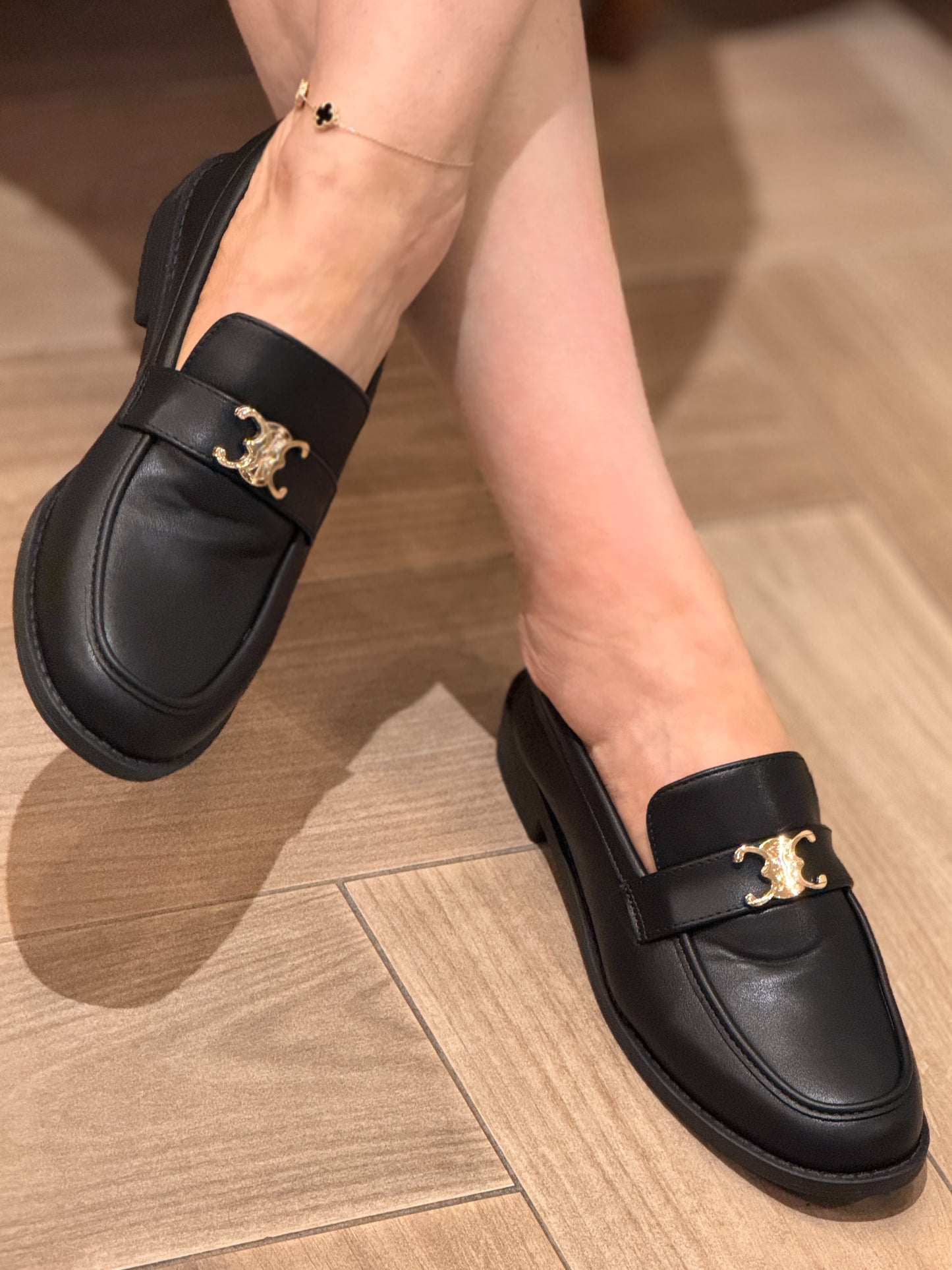 Hilton Black Loafer Shoes