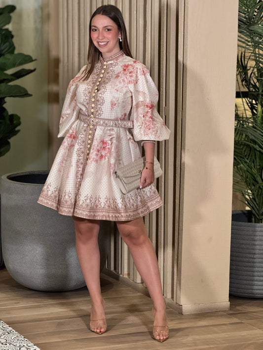 Gardenia Pink/Brown Dress Gala