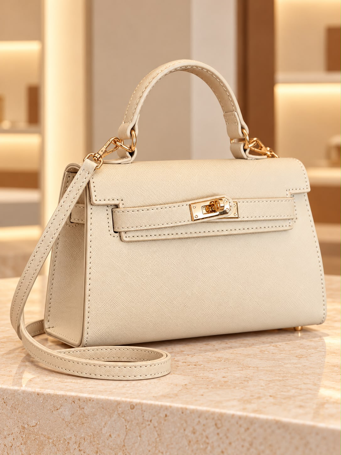 Kelly Ivory Mini Bag