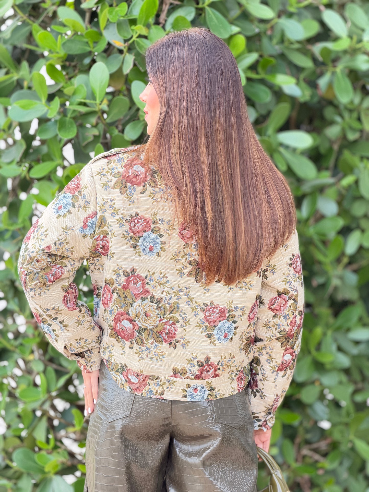 9686 Tate Floral Jacket Top