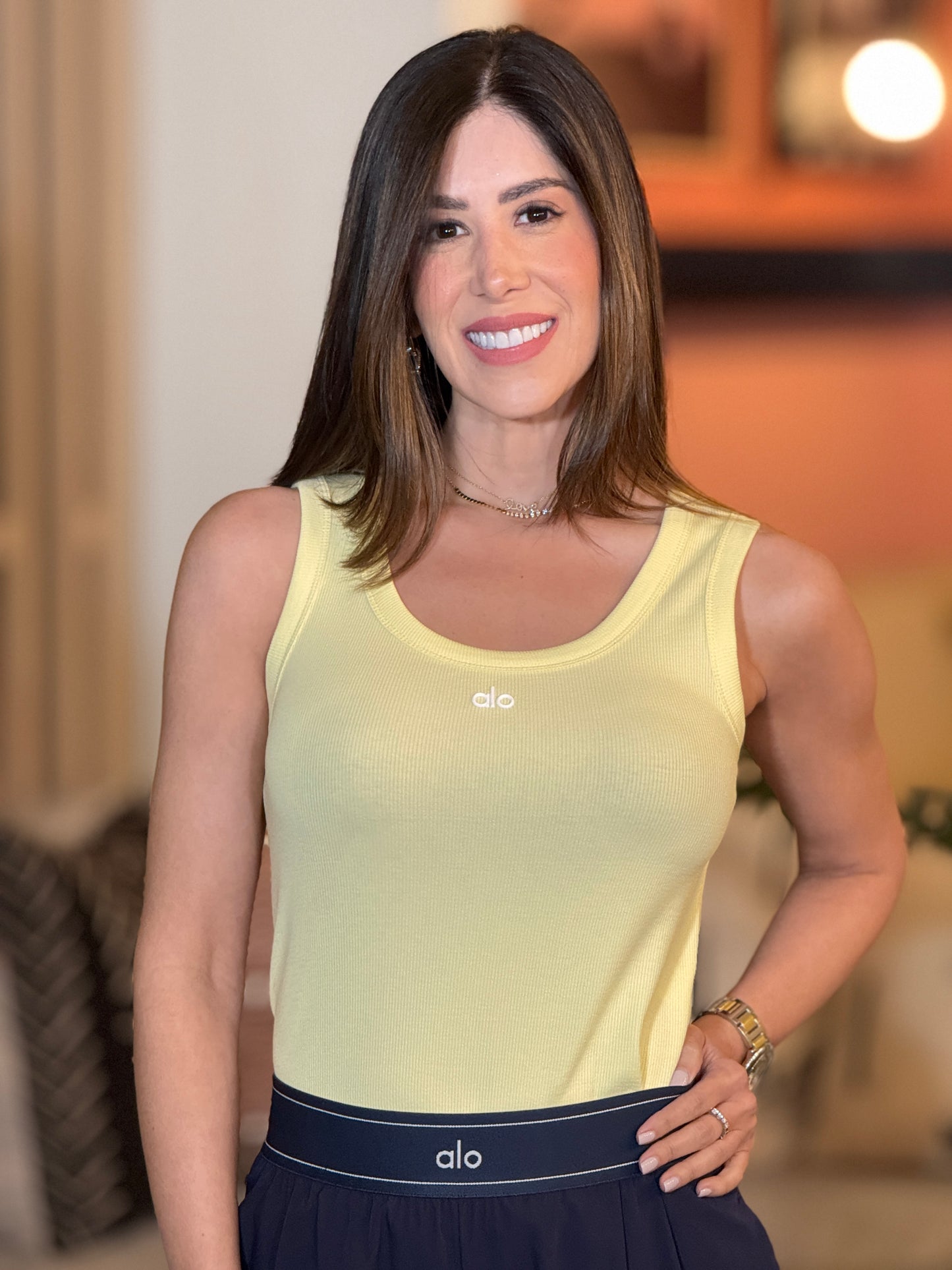 Lalo Yellow Basic Tank Top