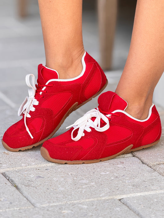 Lula Red Sneakers