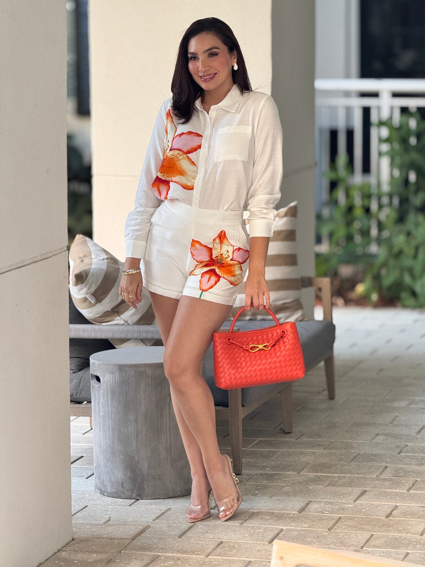 Acapulco Orange Short Set
