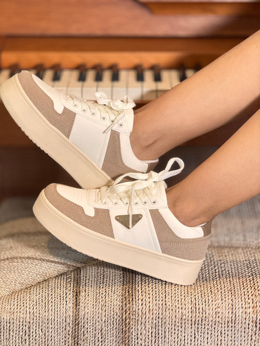 Marfa Beige/White Sneakers