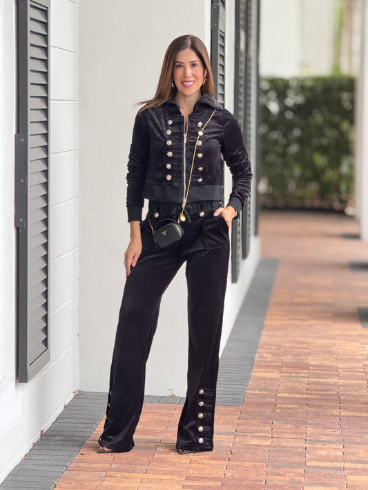 Mellow Napo Black Velvet Studs Sport Set