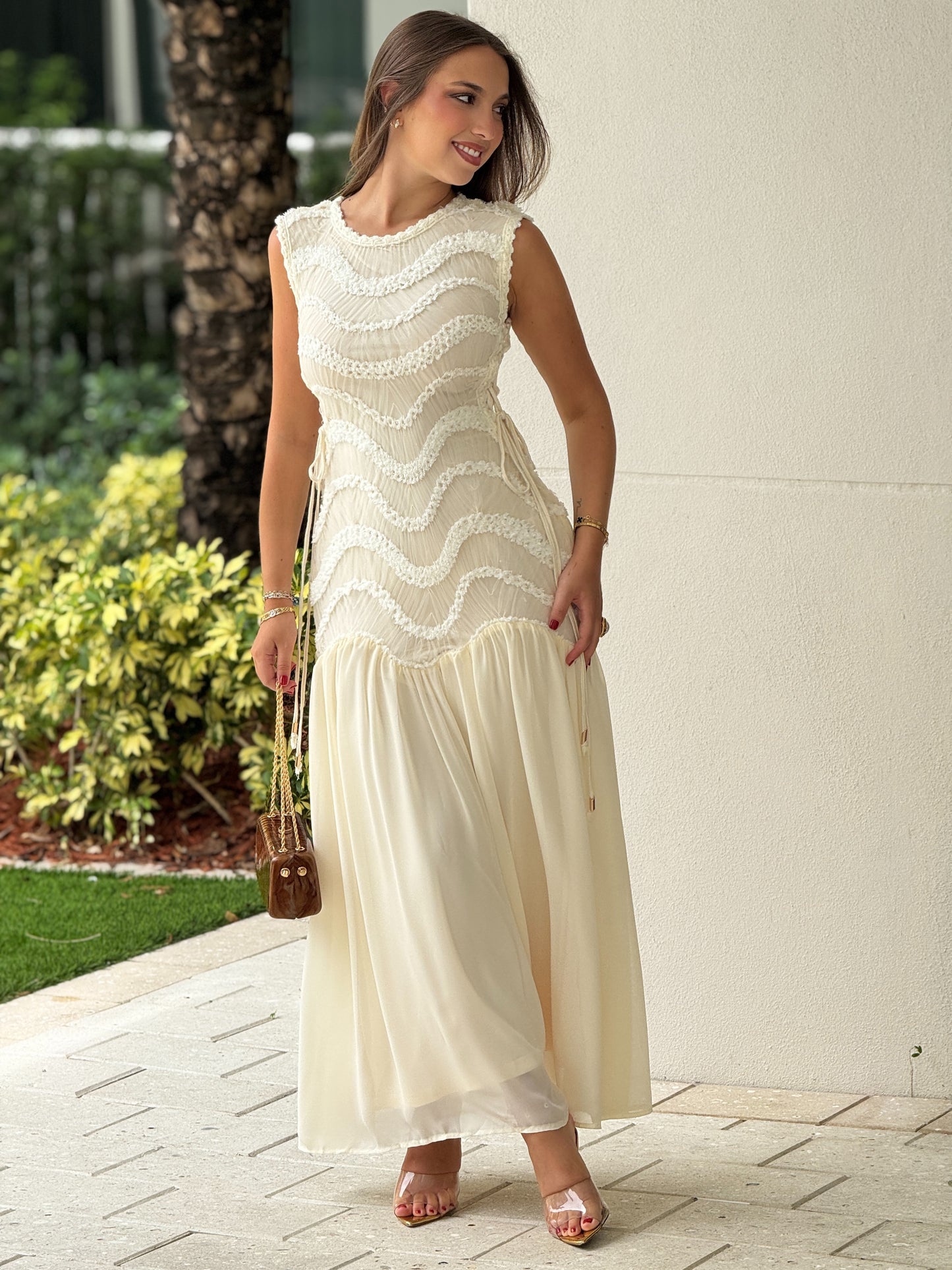 Juniper Beige Mermaid Tale Dress