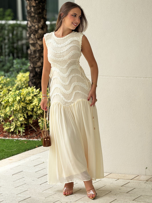 Juniper Beige Mermaid Tale Dress