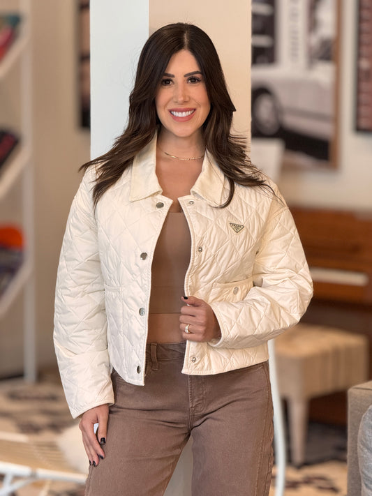 Marfa Ivory Puffer Jacket