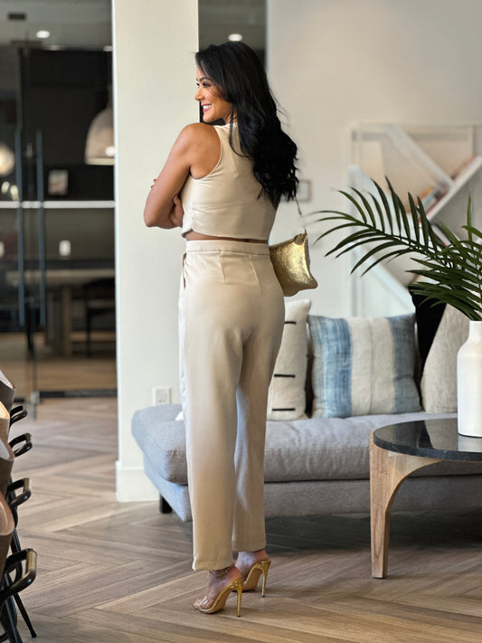 Norkys Beige Jumpsuit