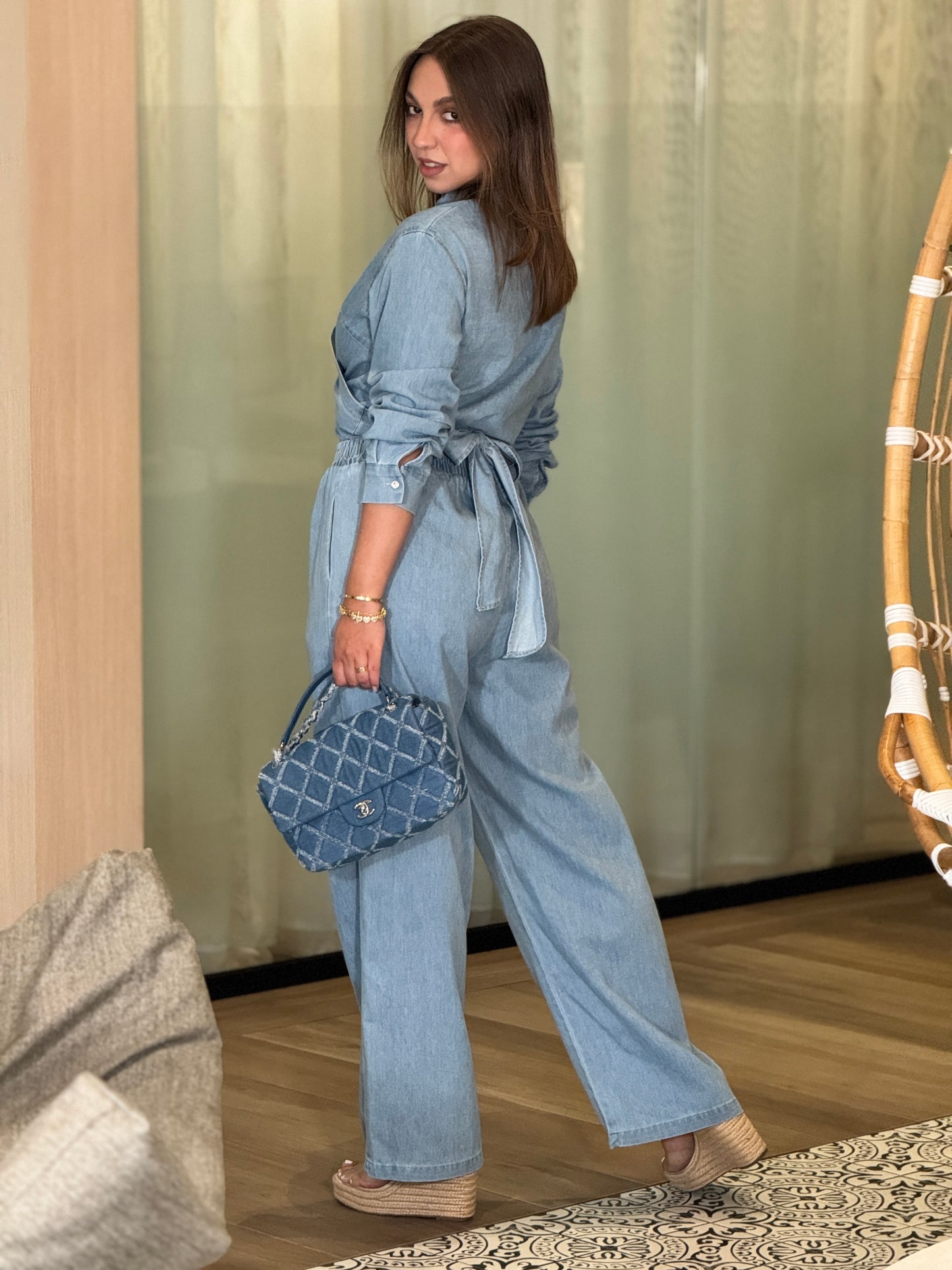 Gaia Denim 3D Flower Set