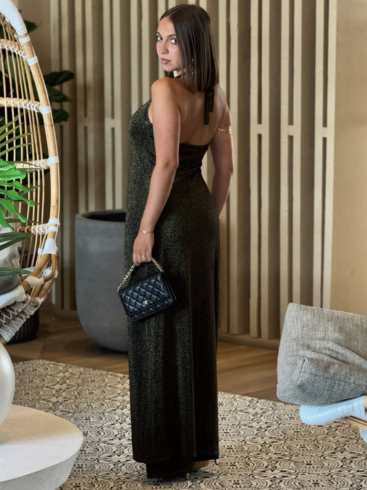 Donna Black Sparkly Set