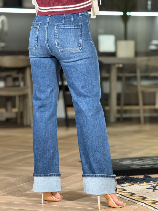 Giselle Pocket Button Jeans