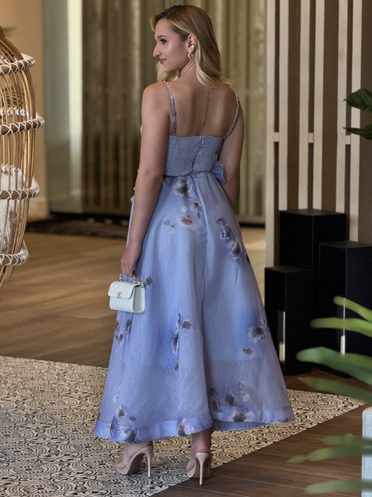 Gardenia Blue Floral Dress