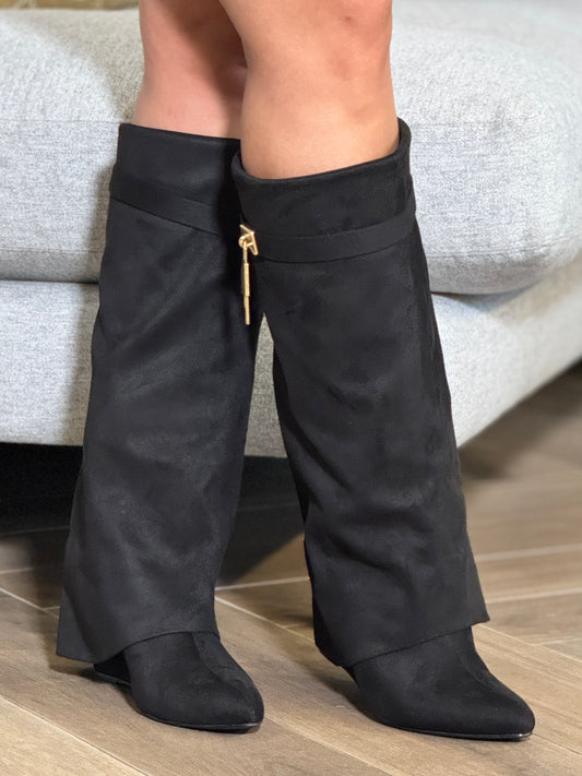 Solo Black Leather Boots