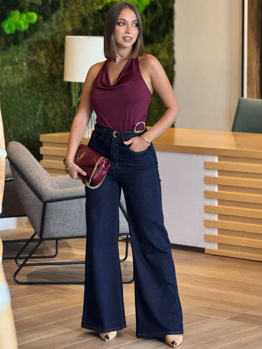 Lizzette Dark Denim Keychain Jeans