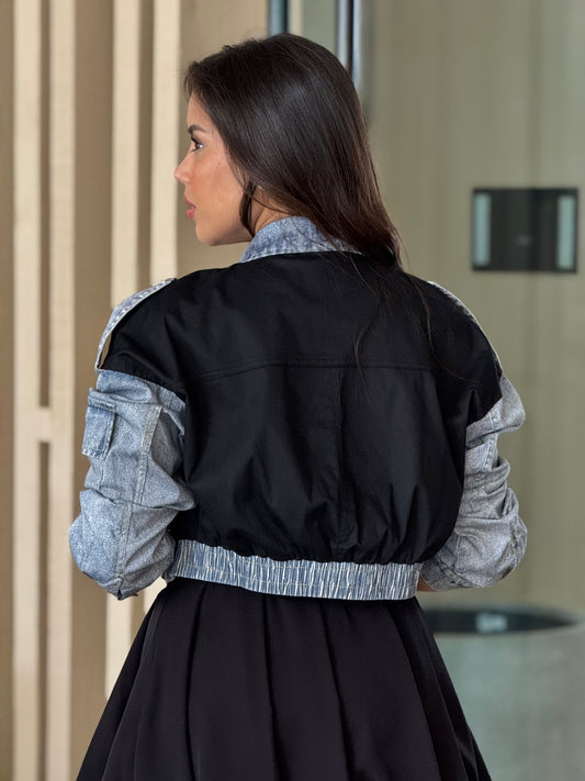 Norkys Black/Denim Jacket