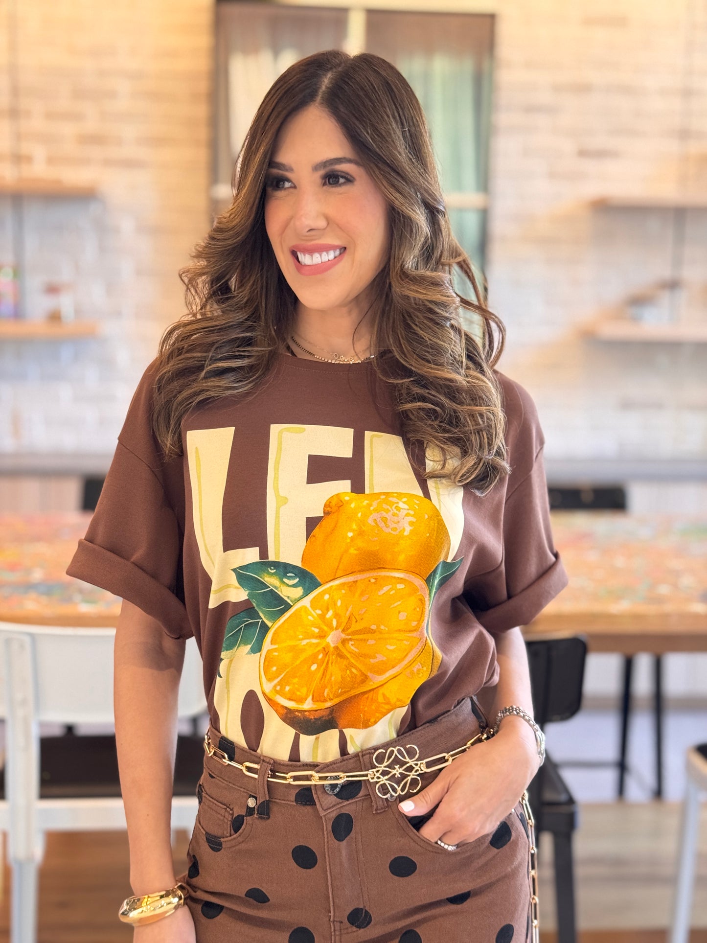 Orange Brown T-Shirt