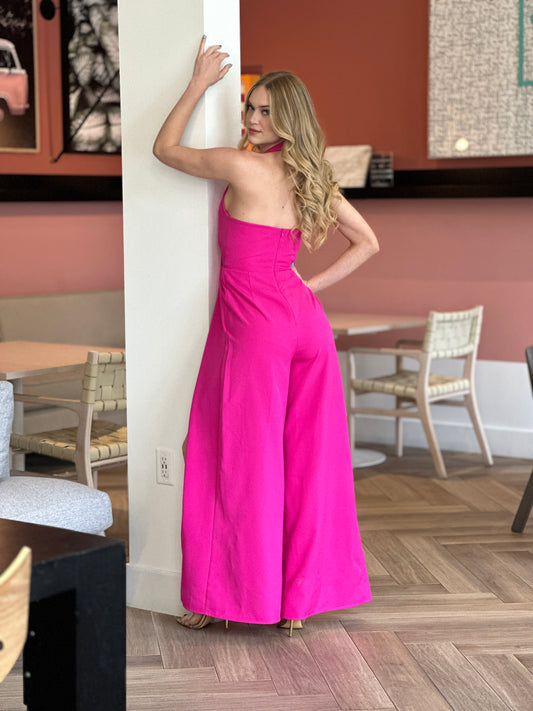 Maxine Magenta Jumpsuit