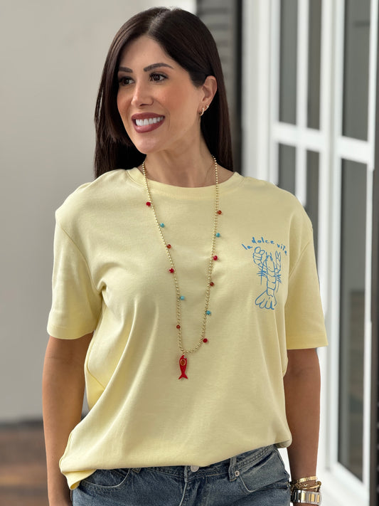 Lobster Yellow T-Shirt