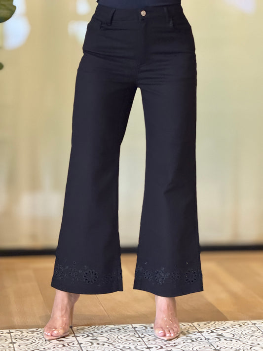 Naples Black Cutout Jeans