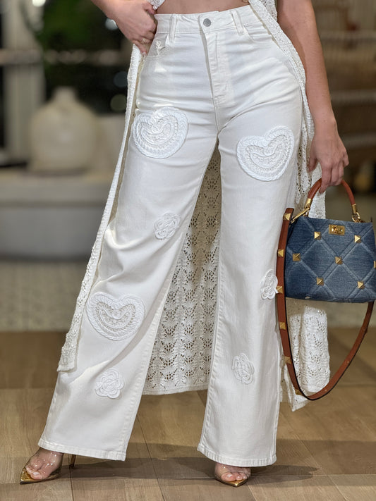 Hearty White Jeans