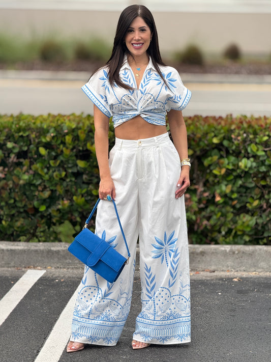 Amable Blue Floral Set