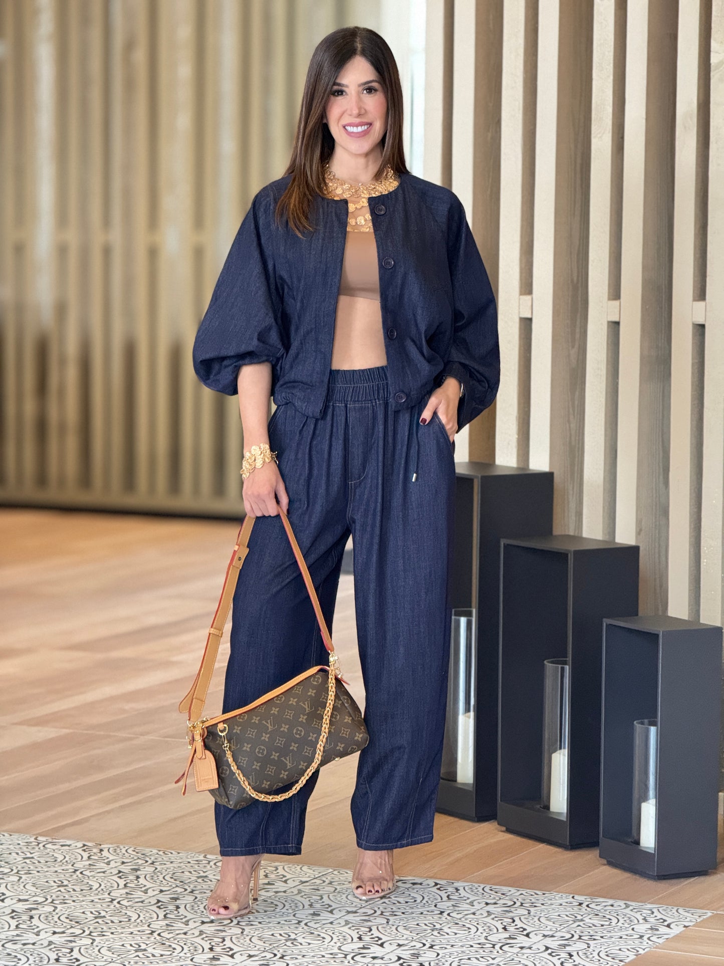 Musty Indigo Denim Jacket Set